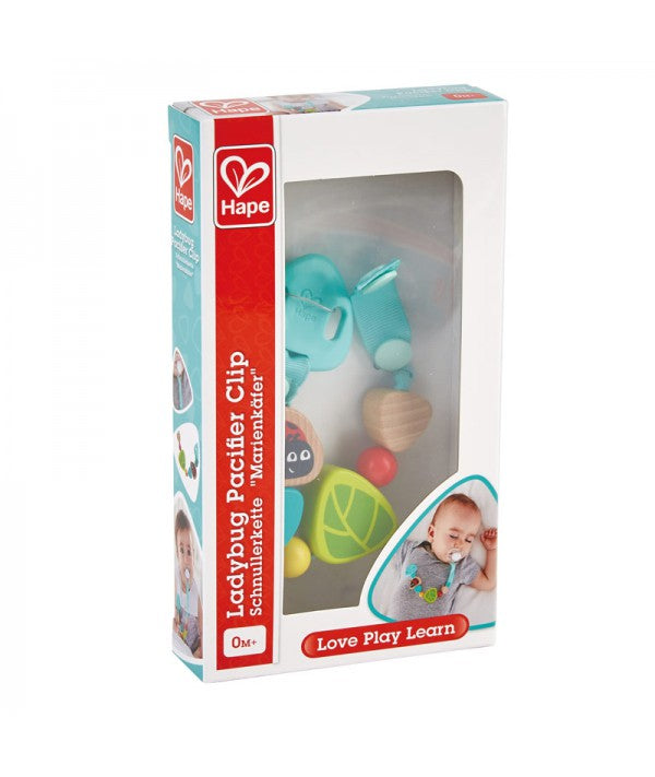 HAPE - LADYBUG PACIFIER CLIP