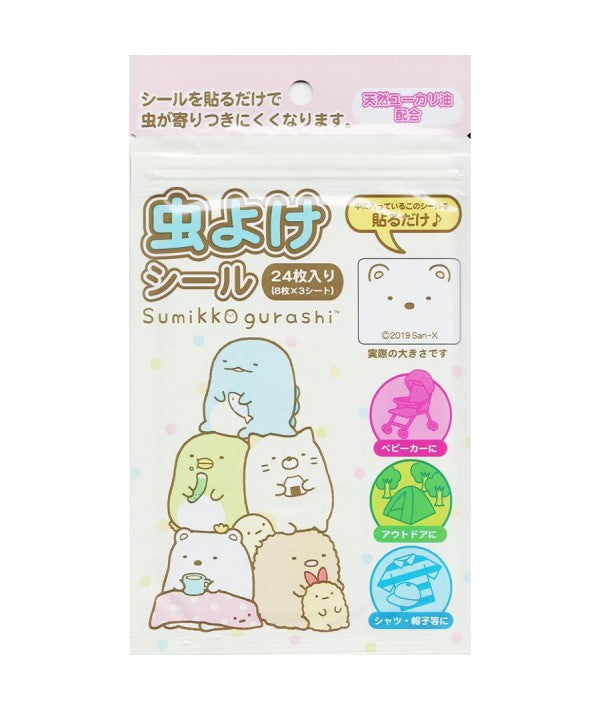 SANTAN - SUMIKKO GURASHI INSECT REP. STICKER 24PCS (BEIGE)