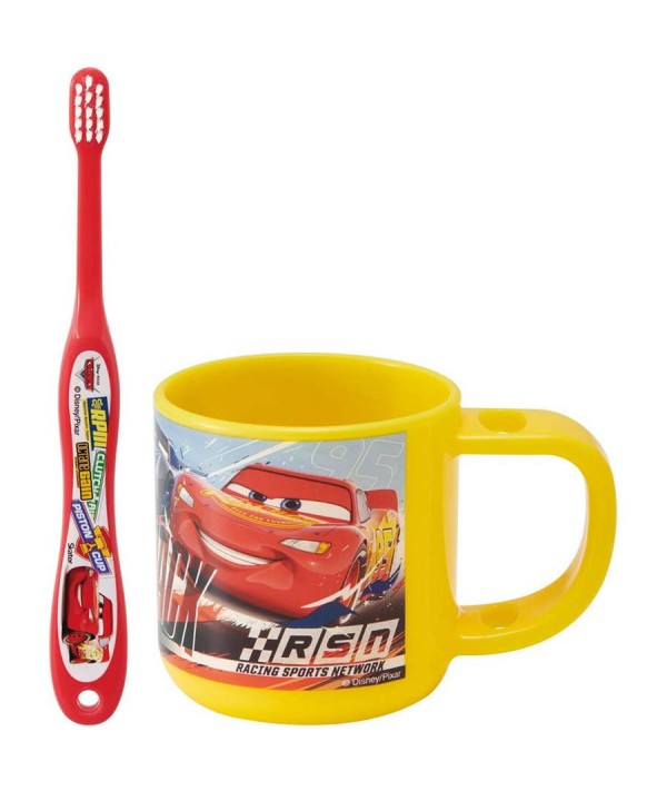 SKATER CARS TOOTHBRUSH & CUP (0-3 YEARS OLD)