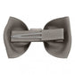 MILLEDEUX COLORED GL S BOWTIE BOW - #017 METAL GREY