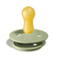 BIBS-COLOUR PACIFIER IVORY/SAGE 2PK 0-6M LATEX